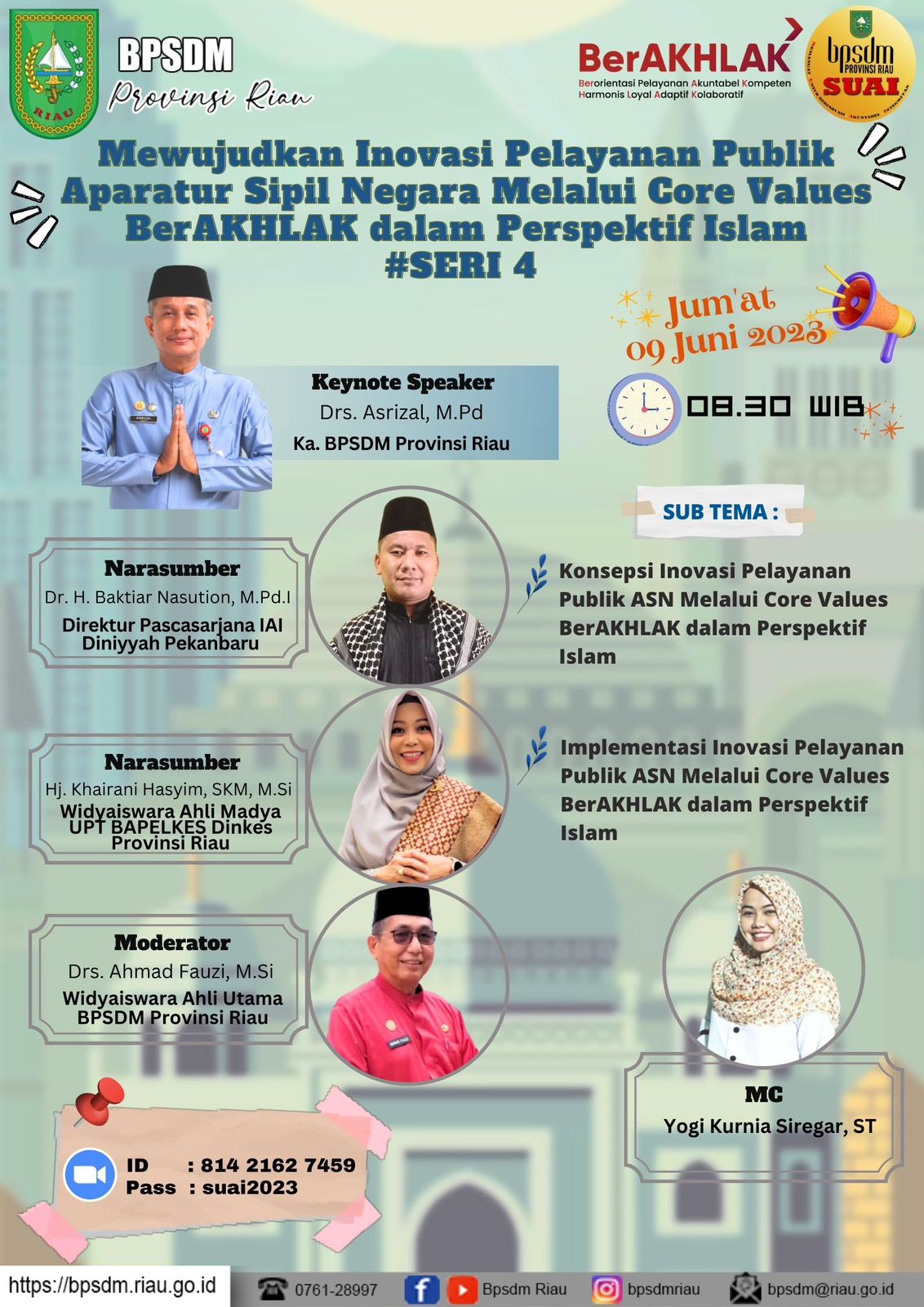 Seminar BPSDM Provinsi Riau